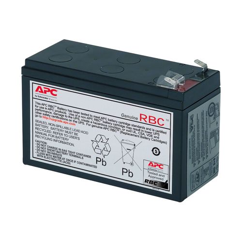 Cartouche de batterie de rechange APC #17 - Batterie d'onduleur - 1 x batterie - Acide de plomb - noir - pour P/N: BE850G2, BE850G2-CP, BE850G2-FR, BE850G2-IT, BE850G2-SP, BVN900M1, BVN950M2