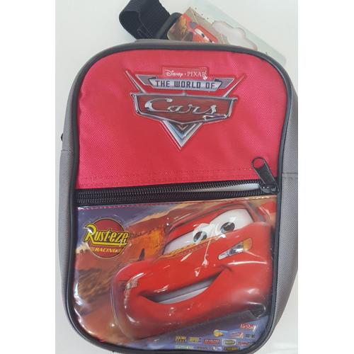 SACOCHE / SAC / AVEC BANDOULIERE / CARS DISNEY / PETITE POCHE FRONTALE / TRES EPAIS TRES BELLE QUALITE / NEUF ETIQUETTE