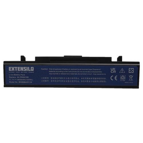 Extensilo Batterie Compatible Avec Samsung Rv511, Rv515, Rv515 S02, Rv515 S03, Rv515 S04, Rv515 S04de Ordinateur Portable (9000mah, 11,1v, Li-Ion)