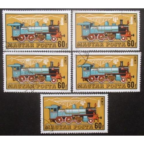 Hongrie N°2210 X 5 Oblitéré