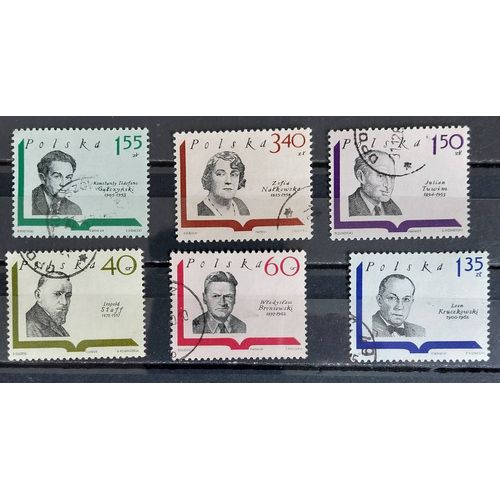 Timbres Pologne Personnages Célèbres 1969