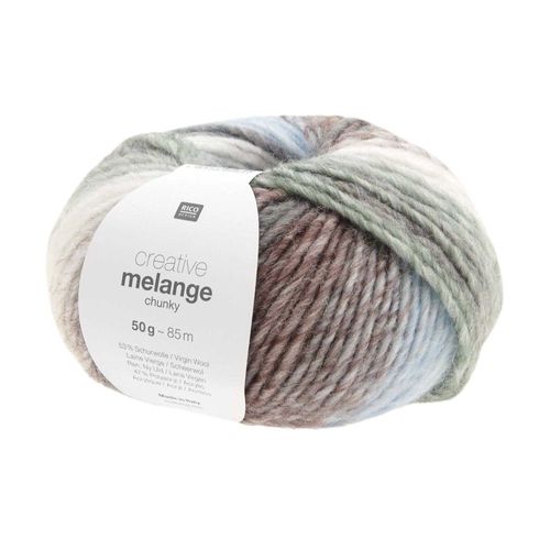 Pelote De Laine À Tricoter Creative Melange Chunky - Rico Design 79 Winter Forest