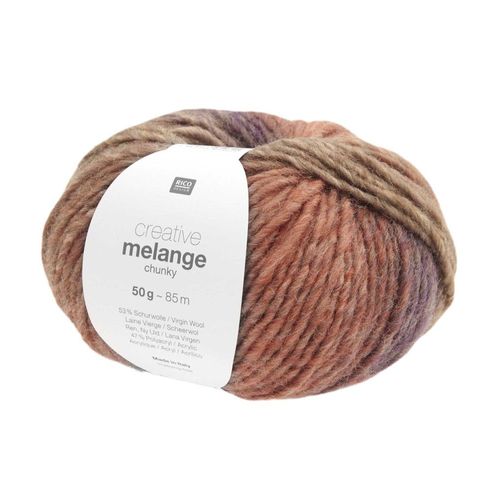 Pelote De Laine À Tricoter Creative Melange Chunky - Rico Design 77 Autumn Leaves