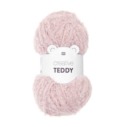 Fil À Tricoter Creative Teddy - 100 Gr - Rico Design 02 Rose