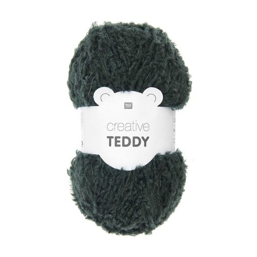 Fil À Tricoter Creative Teddy - 100 Gr - Rico Design 04 Vert Pétrole