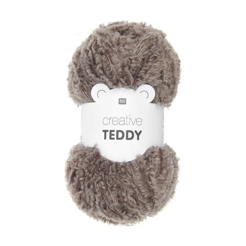 Fil À Tricoter Creative Teddy - 100 Gr - Rico Design 06 Brun