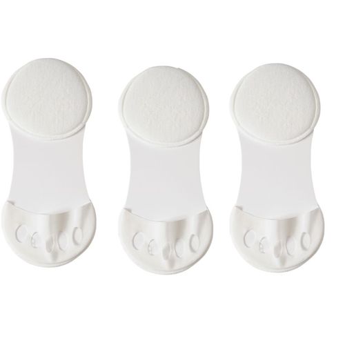 3 Paires De Chaussettes À Semelle Invisible En Soie Glacée Blanc S