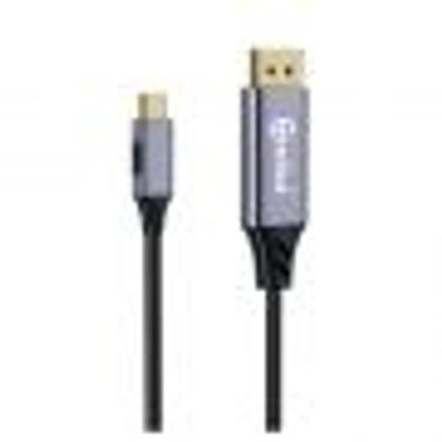 CABLE USB TYPE C MALE TO DISPLAY MALE 8K 1.80M