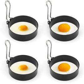 WEIHAN Bague à crêpes en œufs au plat en silicone Omelette Œufs au plat petit-déjeuner moule pour la cuisine poêle à frire œufs forme ronde four de cuisine 