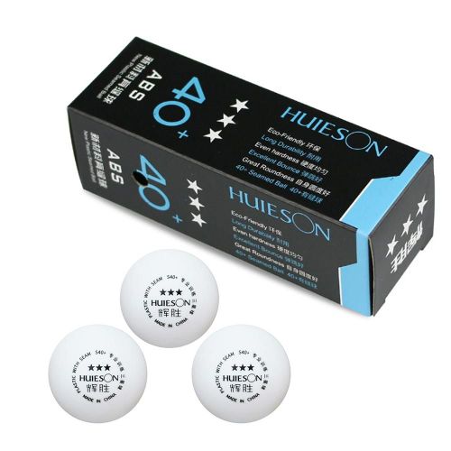 Tennis De Table En Plastique Abs, 3 Étoiles, Balles De Ping-Pong, Entraînement, Nouveau Matériau, 40mm
