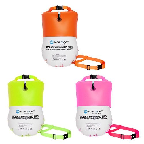 Bouée De Natation Étanche 20l, Avec Sac Sec, Gonflable Multifonctionnel, Bonne Visibilité, Pour Les Amateurs De Sports Aquatiques