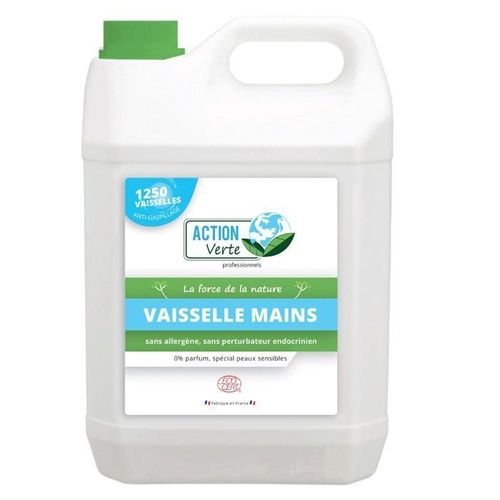 ACTION VERTE Bidon 5L liquide vaisselle main ECOCERT
