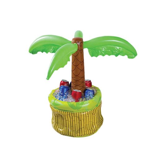 Glacière en forme de palmier pour boissons, seau à glace, fournitures de fête à thème pour piscine d'été, 2021