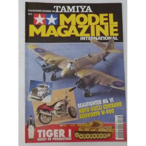 Tamiya Model Magazine International 30 Novembre 1997 - Beaufighter Mk Vi - Moto Guzzi Centauro - Kenworth W-900 - Tiger I - M4a4 Sherman Tulip - Hawker Tempest Mk V - Honda Accord Piaa