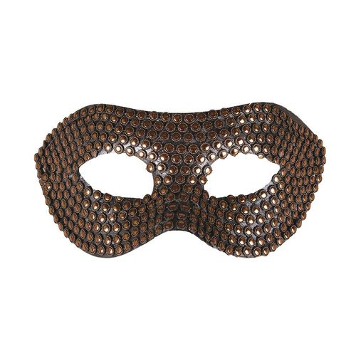 Masque Loup Pvc Rigide Clous Steampunk Adulte