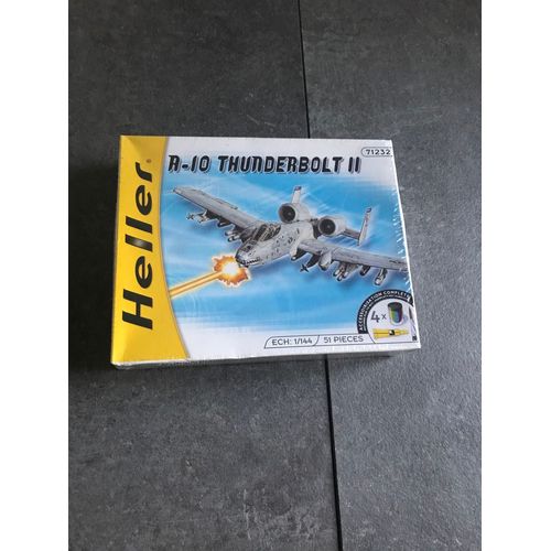 Heller - 49912 - Maquette - Avion - Echelle 1/144 -A-10 Thunderbolt Ii-Heller