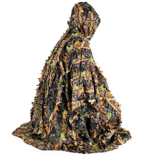 Combinaison De Chasse Et De Camouflage Pour Hommes Et Femmes, Vêtements D'entraînement À Feuilles Cs, Combinaison D'extérieur, Pantalon, Veste À Capuche