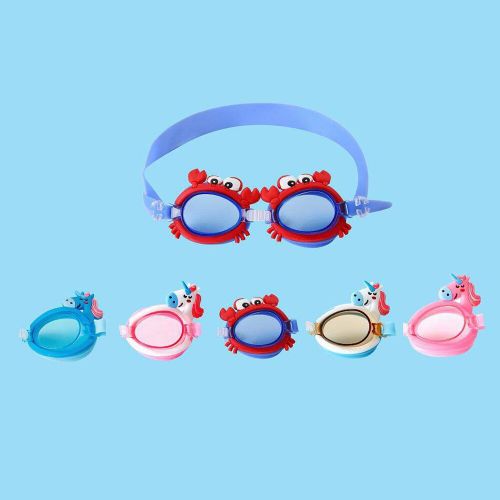 Lunettes De Natation Pour Enfants, Avec Bande Réglable, Anti-Buée, Étanche, Hd
