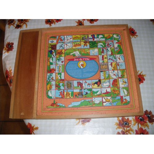 Jeujura Vintage Bois Oie Chevaux