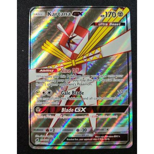 Pokemon P23 Kartana Gx 106/111 Full Art Ultra Rare