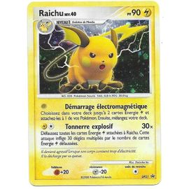 Raichu Dp21 - 90pv - Pokemon Diamant & Perle Black Star Promo Holo "Cosmos"