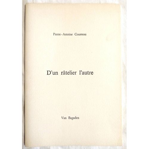 D'un Râtelier L'autre 