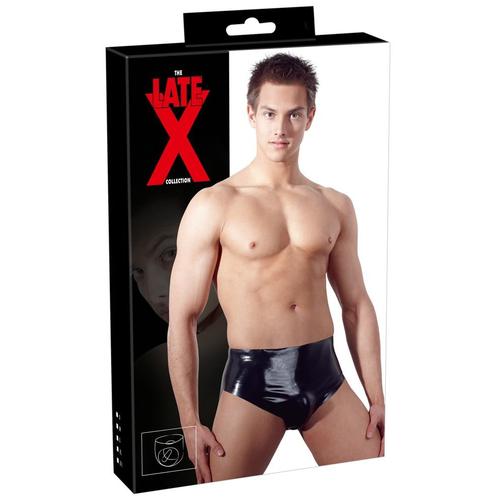 Slip En Latex Avec Plug Pour Hommes