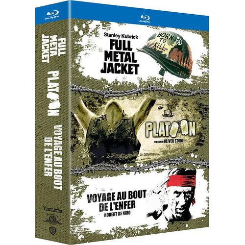 Full Metal Jacket + Platoon + Voyage Au Bout De L'enfer - Pack - Blu-Ray