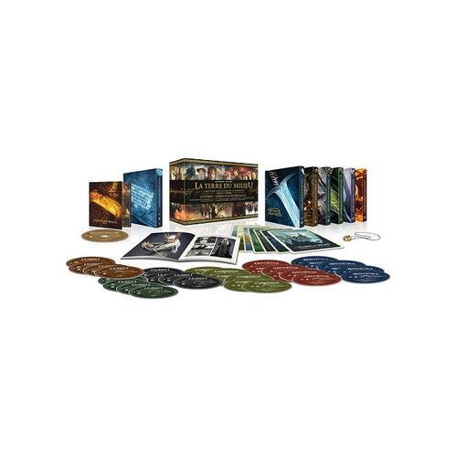 La Terre Du Milieu - Coffret Trilogie Le Hobbit + Trilogie Le Seigneur Des Anneaux - 4k Ultra Hd + Blu-Ray