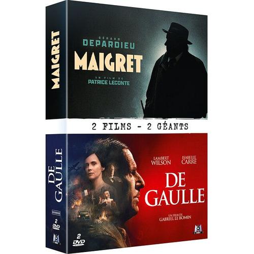 2 Films - 2 Géants : Maigret + De Gaulle - Pack