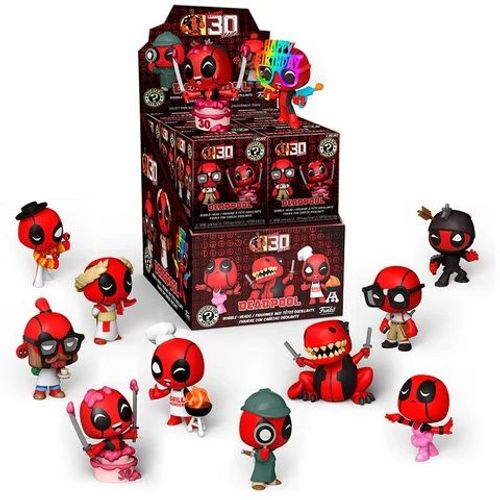 Figurine Mystery Mini - Deadpool 30th - 12 Pièces À Collectioner