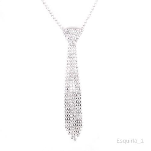 Strass Cravate Collier Ras Du Cou Collier Prom Party