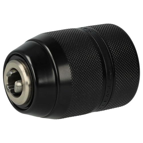 vhbw Mandrin à serrage rapide compatible avec Milwaukee HDE 13 RQX pour perceuse sans fil noir