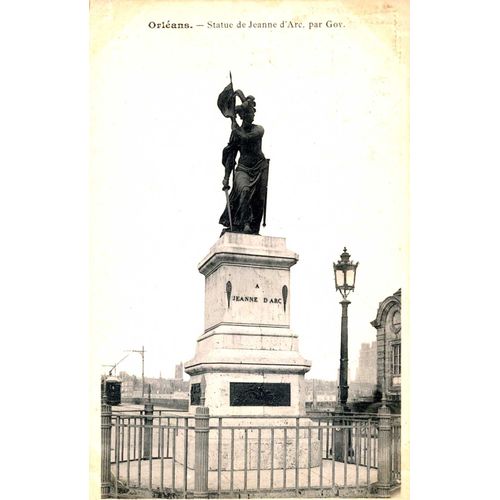 Carte Postale D' Orléans (Loiret) Statue De Jeanne D' Arc, Par Goy