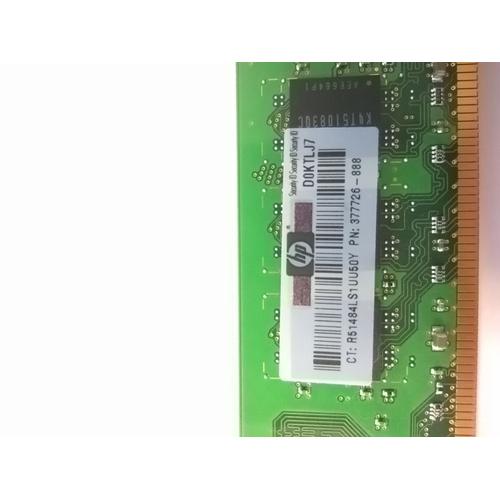 Barrette HP 1Go DDR2-667 MHz PC2-5300U