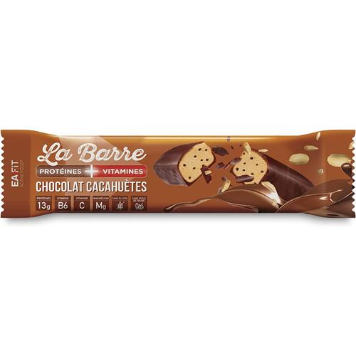 Eafit La Barre Proteines Vitamines - Chocolat Cacahuètes - 49g Unitaire 