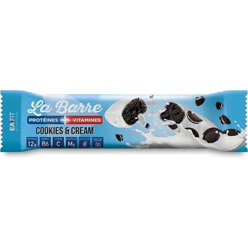 Eafit La Barre Proteines Vitamines - Cookies & Cream - 49 G Unitaire 