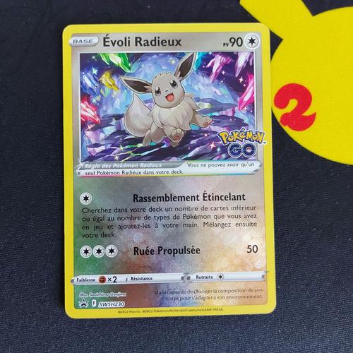 Carte Pokemon Evoli Radieux - Promo - Swsh230 - Eb 10.5 Pokemon Go