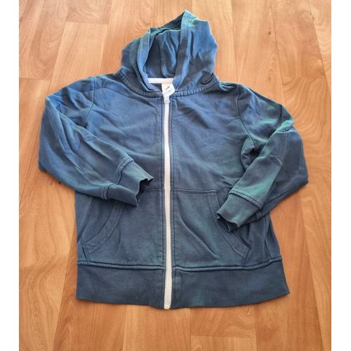 Sweat A Capuche Zippé Palomino Bleu Taille 8ans