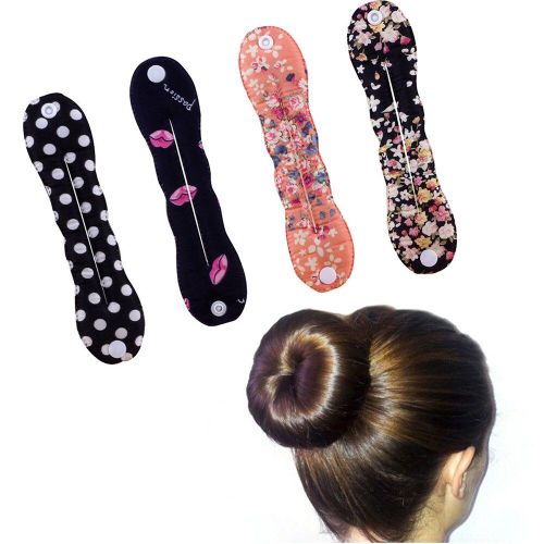 Pince À Cheveux Élastique Pour Femmes, Accessoires De Coiffure Magiques, Épingle À Cheveux Avec Bouton, Outil De Tressage, Barrette À Chignon Torsadé, Bandeau