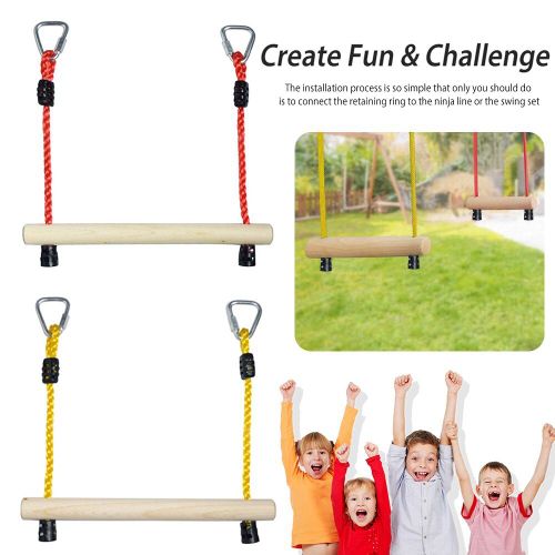 Barres De Balançoire Trapèze, Barres De Singe, Accessoires D'obstacle, Équipement D'entraînement Pour Enfants, Anneau Aire De Jeu, Balançoire À Domicile