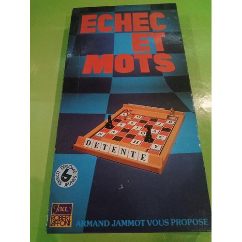 Jeu De Société Échec Et Mots 1979