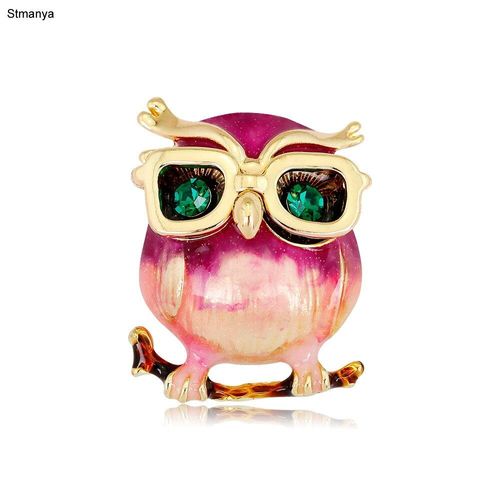 Broches En Forme De Perroquet, Rose, Hibou, Grand Ventre, Pour Enfants, Cadeau, Costume, Collier, Pull, Épingles De Couleur Or, Bijoux H1289, Nouveau Style