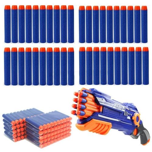 Jeu De Fête En Plein Air Pour Enfants, Balles En Plastique, Recharge De Fléchettes, Jouet, Accessoires De Pistolet Souple 72cm X 13cm, Balle À Tête Ronde Favorable