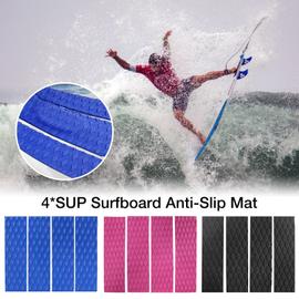 Tapis de Traction antidérapant pour planche de surf SUP 31X8 Cm, 4 pièces,  pour kayak, accessoires pour bateau