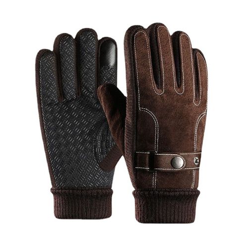 Gants Thermiques Épais, Coupe-Vent, Résistants Au Froid, Polaire Chaude, Mitaines À Écran Tactile, Gants Chauds D'hiver Pour La Course À Pied