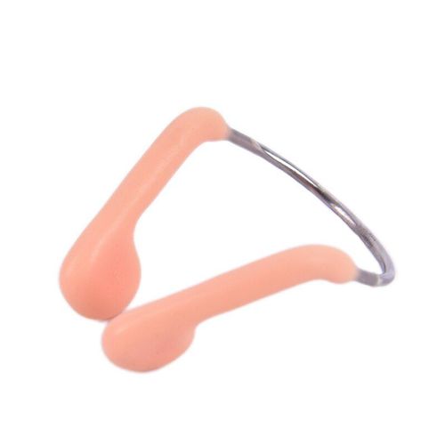 Pince-Nez En Fil D'acier En Silicone Souple Antidérapant Durable, Pour La Natation, La Plongée, Les Sports Aquatiques, Couleur De La Peau, Accessoires De Natation