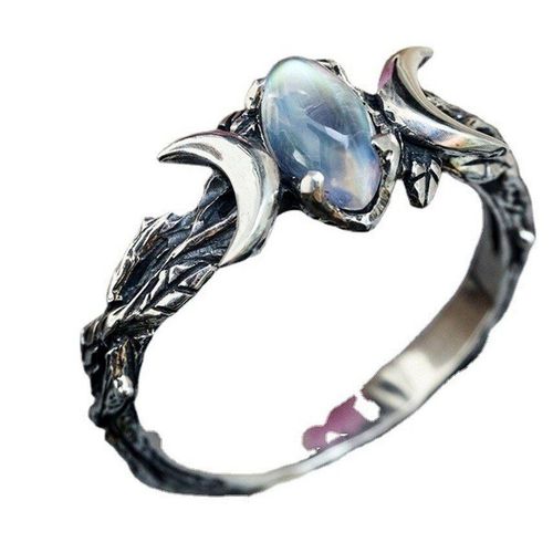 Bagues Vintage Ovales Pierre De Lune Pour Femmes, Anneau Classique De Lune, De Mariée, De Fiançailles, De Mariage, Accessoires, Cadeaux, Nouvelle Collection 2021
