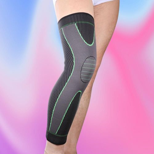 Genouillères De Sport En Nylon Élastique, Genouillères De Soutien, Manchons De Compression Pour Le Basket-Ball