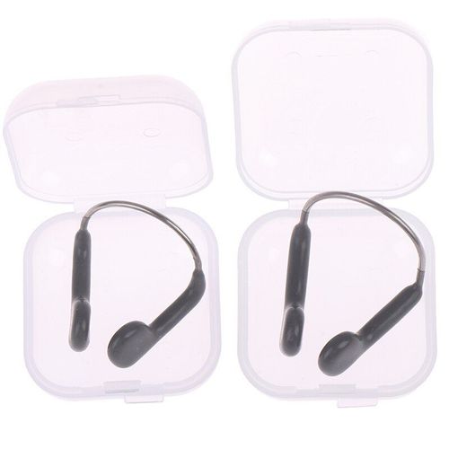 Pince-Nez En Fil D'acier Et De Silicone Souple Antidérapant, Accessoires De Natation Et De Sport Aquatique, Équipement De Plongée